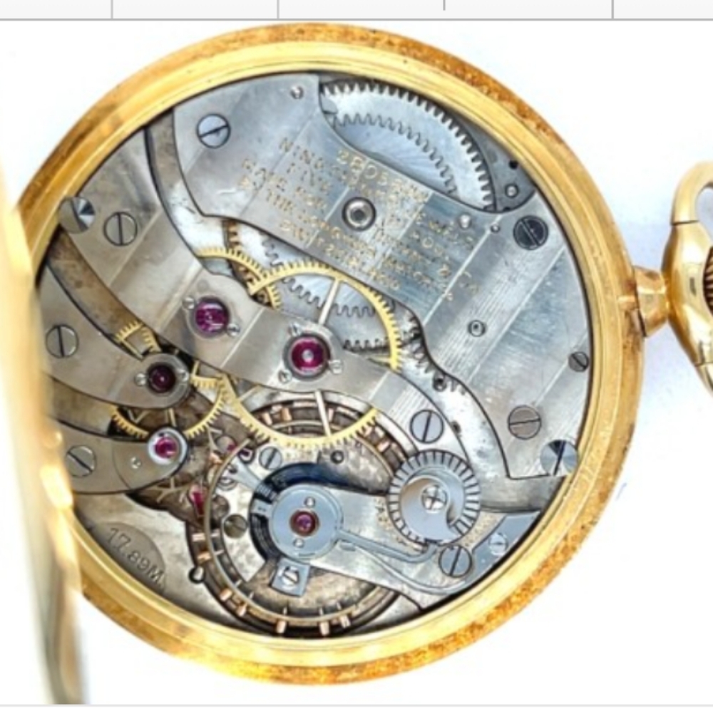 18K Tiffany & Co. by Longines Open Face Pocket Watch Quality - Picture 3 of 6